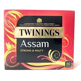 Twinings Assam Strong & Malty 100% Black Tea, 80 Tea Bags, 200g (Pack of 3)