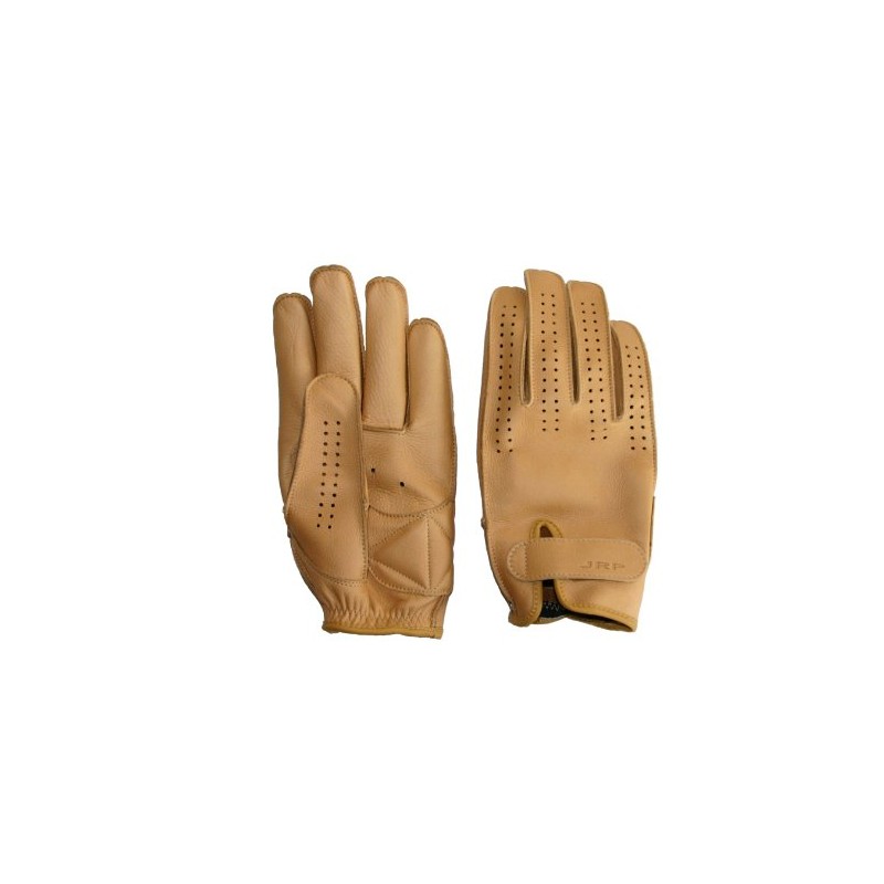 JRP Motorcycle Leather Gloves BPS Tan LL