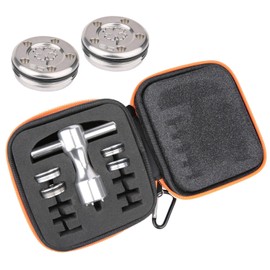 OGECLF 4pcs/set Silver Lucky Clover Golf Weights Kit for Titleist Scotty Cameron Newport, Phantom, Futura, GoLo, California Putters (2x15g 2x20g)
