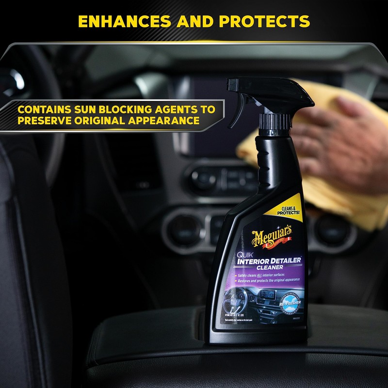 Meguiar's Quik Interior Detailer - This Non-Greasy Formula Cleans and