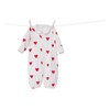 Petit Bateau Baby A0D3I Combisac, White/Red, 0-3 Months