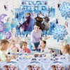Winter Birthday Decorations, 110 Pack Movie-Theme Birthday Party Supplies, Beautiful