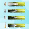 lasuroa 6pcs Sewer Jetter Nozzle Kit with Quick Connector &