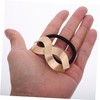 VICASKY Elegant Hair Tie for Women Metal Band Elastic for
