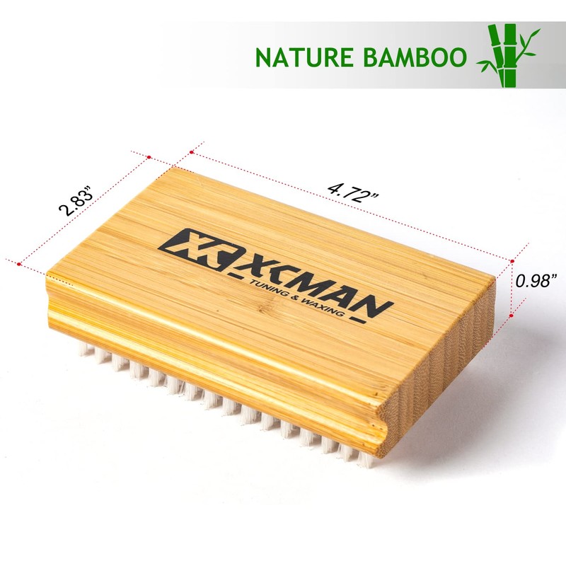 XCMAN Ski Snowboard Waxing Brush Speed Kit - 3 Pack