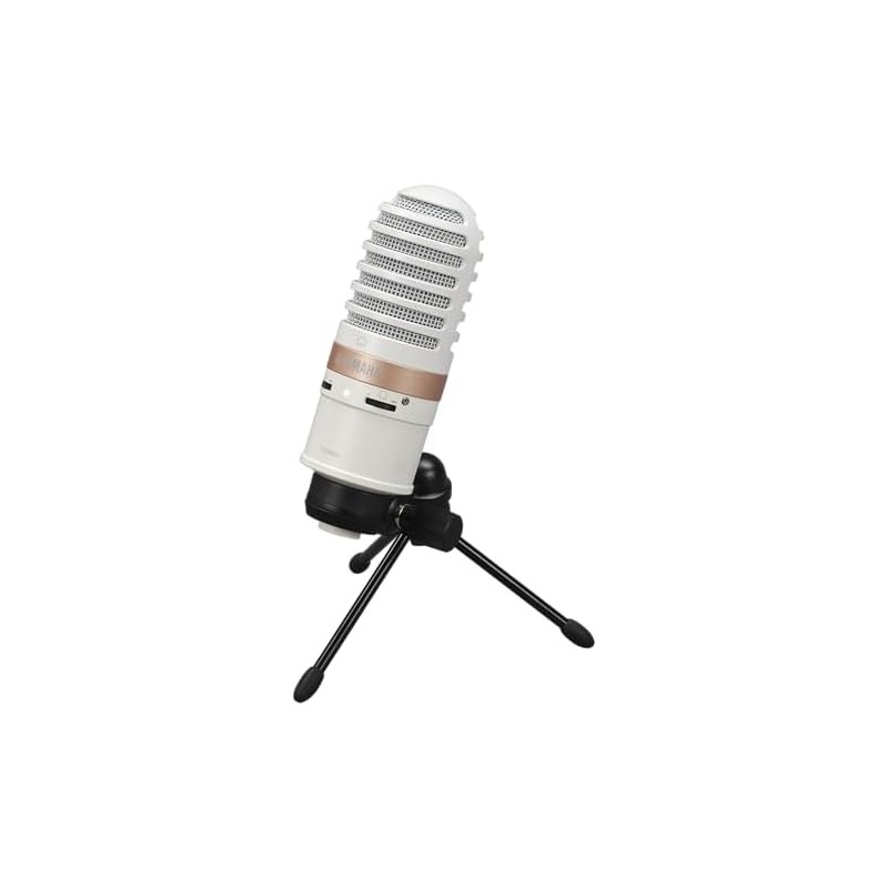 Yamaha YCM01UW - Micrófono USB de Condensador para Live Streaming,