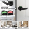 Malimali Commercial Door Handle with Occupied Sign, Bathroom Door Handle