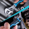 DURATECH 6 Inch Adjustable Wrench, 3-in-1 Spanner with Box End/Hex