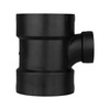 CHARLOTTE PIPE 4X4X2 DWV SANITARY TEE REDUCING HUBXHUB DWV (DRAIN,