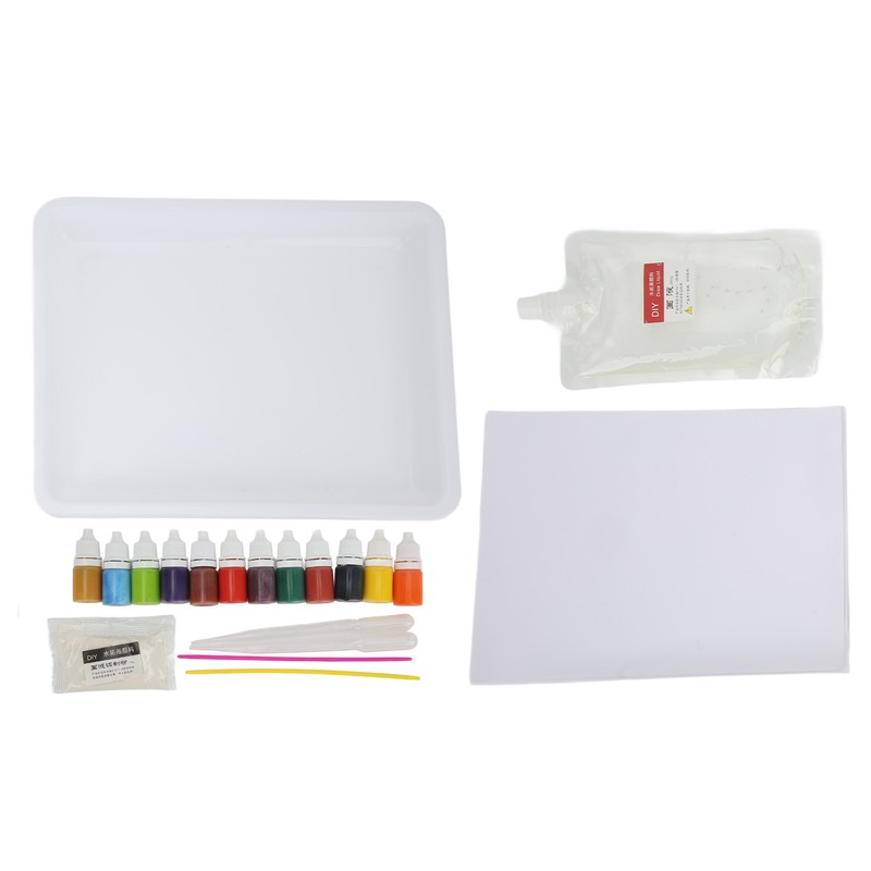 Marble Painting Kit Zero Based Painting DIY Handcraft Safe Harmless