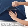 Bedsure Pillow Cases Standard Size Set of 4 - Navy