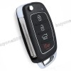 keyecu Flip Keylss Remote Key Fob for Hyundai Sonata 2017