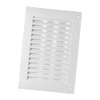 170x250mm / 6.7x10 inch Air Vent Cover - Adjustable Ventilation Grille with Flyscreen - ABS Plastic White