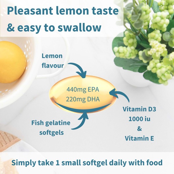 Igennus Healthcare Nutrition Igennus Advanced Omega-3 Fish Oil & D3