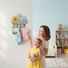 Wall Mounted Key Holder with Hooks - Key Organizer for