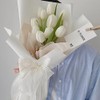 OUKEYI - Papel de envoltura de algodón coreano, impermeable, blanco,