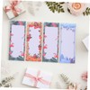 COHEALI Note Pad Sticker 4pcs Memo Pads for Refrigerator Wall