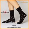 10 Pairs Women's Socks Multicoloured Stripes Dots Hearts Maritime Cotton,