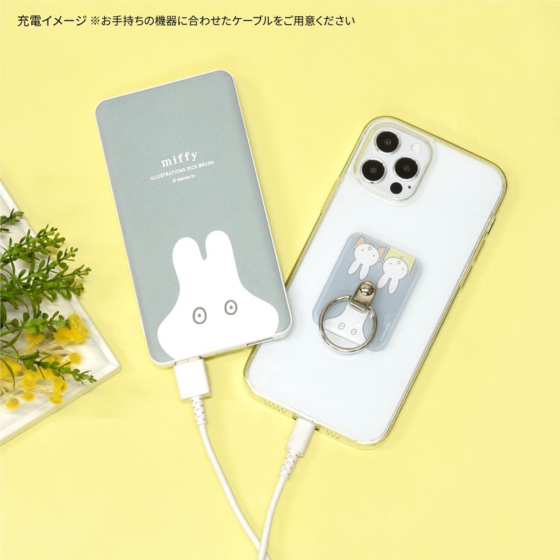 Gourmandise MF-393NV Miffy Li-Polymer Charger, Ghost Play