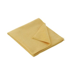 Superio Microfiber Cleaning Cloth 16” x 16” Yellow Washing Towel for Home, Kitchen, Auto, Window and Office/No Detergents Needed, Scratch & Streak Free, Miracle Clean, Ultra-Fast Drying