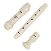 A-Star Soprano/Descant School Recorder, English/Baroque fingering with Fingering Chart, Protective