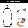 2 Set Lamp Harp Holder, Lamp Shade Holder with Replaceable