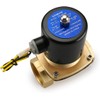 Baomain Electric Solenoid Valve Port 1-1/2" 110 VAC Thread Direct