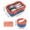 Huifoo Lunch Box Set, 1250 ml Lunch Box with Compartments