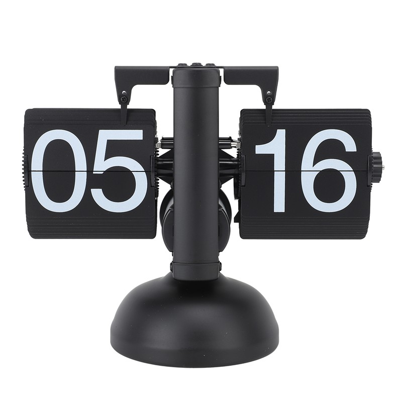 Flip Clock Large Number Battery Powered 304 Stainless Steel Tabletop