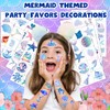 96PCS Mermaid Pre-Cut Temporary Tattoos for Kids - Cute Under