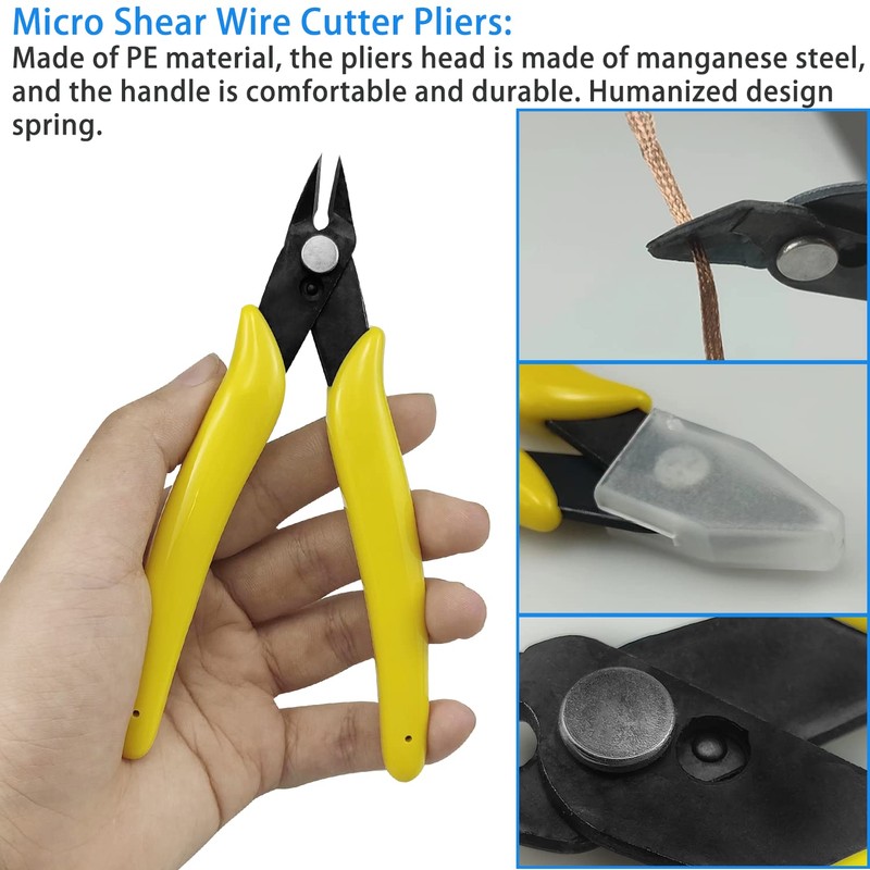 Desoldering Pump Desoldering Wick Micro Shear Wire Cutter Solder Sucker