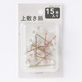 Cainz Top Bed Tacks 15 Pieces, Clear