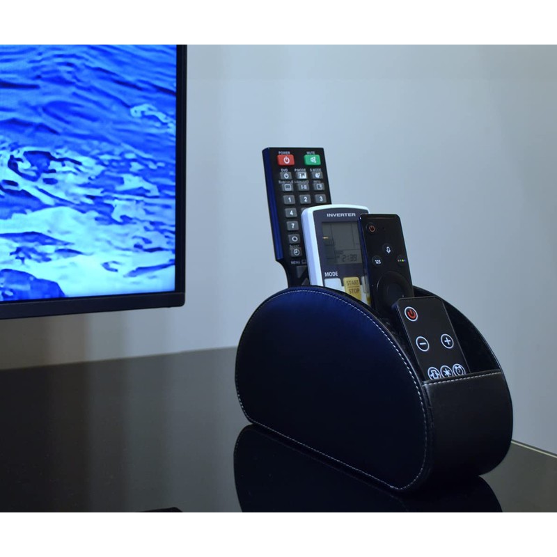 TV Remote Control Holder, Bedside Table/Desk Organizer, 3 Colour Options,