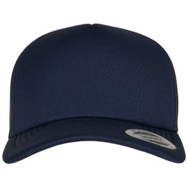 Flexfit Classic Curved Visor Foam Trucker Cap Baseball, navy