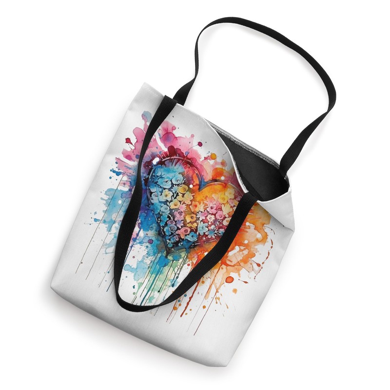 Hearts of Colors Tote Bag