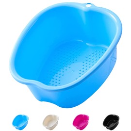 GroÃes FuÃwanne, Dickes Kunststoff-FuÃbecken Fussbadewanne, FuÃbad spa, Wasser Spa und FuÃmassage - Wanne Zum Einweichen FuÃ, FuÃnÃ¤gel und KnÃ¶chel, PedikÃ¼re, Tragbare FuÃbadewanne (blau)