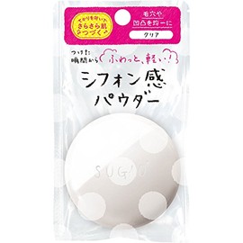 Sugao SPF23 Chiffon Feeling Powder, Clear, PA+++, 0.2 oz (4.5 g)