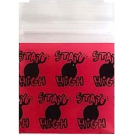 PLASTIC ZIPLOCK BAGGIES 200-1" x 1" Stay High Small