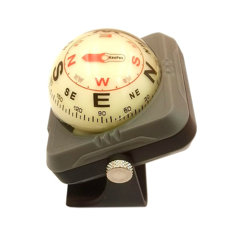 KanPas V-39-L Dashboard Ball Compass for Car with Double Dials