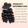 Beauty Queen 16A Human Hair Bundles Loose Wave 16 18