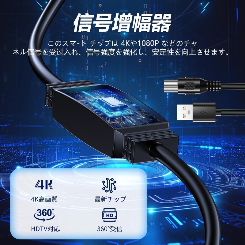 (2026 Improved Model, High Sensitivity Reception Model) Indoor Antenna, TV