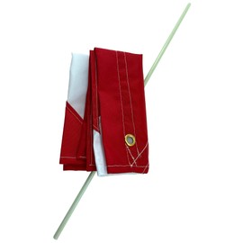 SPEARFISHING WORLD Dive Flag for Scuba Diving Spearfishing Use with Float, Buoy, Pole Diver Down 14 x 16 in Removable Stiffening Pole Support Rod Easy to Use