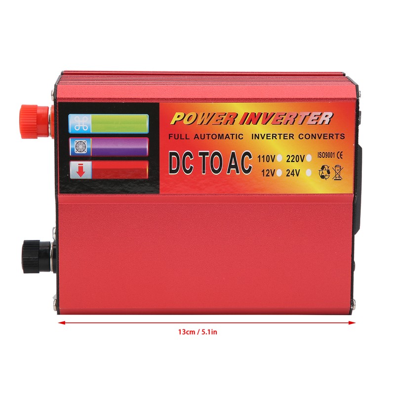 600W Car Power Inverter 12V DC to AC Converter Modified