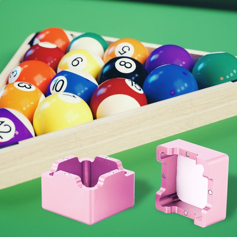 Aluminum Portable Mini Cue Tip Chalk Holder Billiard Pool Chalks