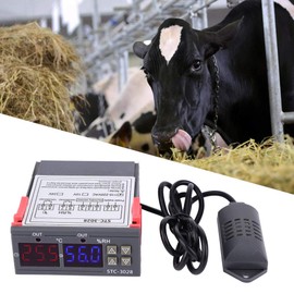 Microcomputer Temperature Control, STC-3028 Microcomputer Digital Display, Temperature and Humidity Controller, Gauge, Digital, for Commercial Freezers (110~240VAC)