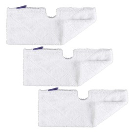 3pcs Euro-Pro Cleaning Mop Pads Replacement Double-Sided XL Microfiber Cleaning Pads for Shark Pocket Steam Mop XLT3501 (Extra Large)