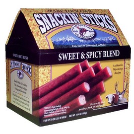 Hi Mountain Jerky Sweet & Spicy Blend Snackin' Stick Kit -- Create Tasty Homemade Meat Sticks