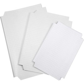 Cubierta Protectora de Libros Transparente Autoadhesiva 30 Piezas Tamaño Mediano y Grande (25k 34x25cm, 16k 43x30cm, A4 47x34cm) Material Pp Resistente al Agua para Uso Escolar
