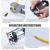 Battery Cable Lug Crimping Tool, heavy-duty wire crimper with Cable