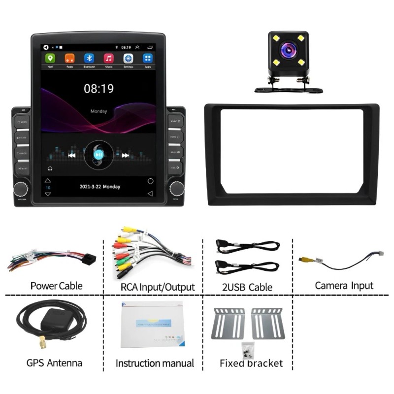 APL For Toyota Tacoma 2016-2021 9.7'' CarPlay Android 13 Car